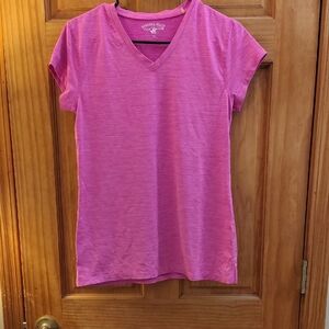 Eddie Bauer Women's Short Sleeve Pink Tee